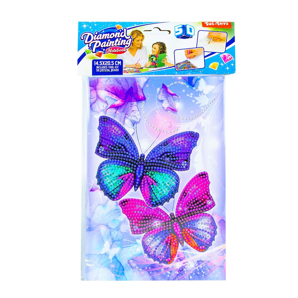 Set creatie cu diamante - Jurnal, 14.5x20.5 cm - Toi-Toys - imagine 3