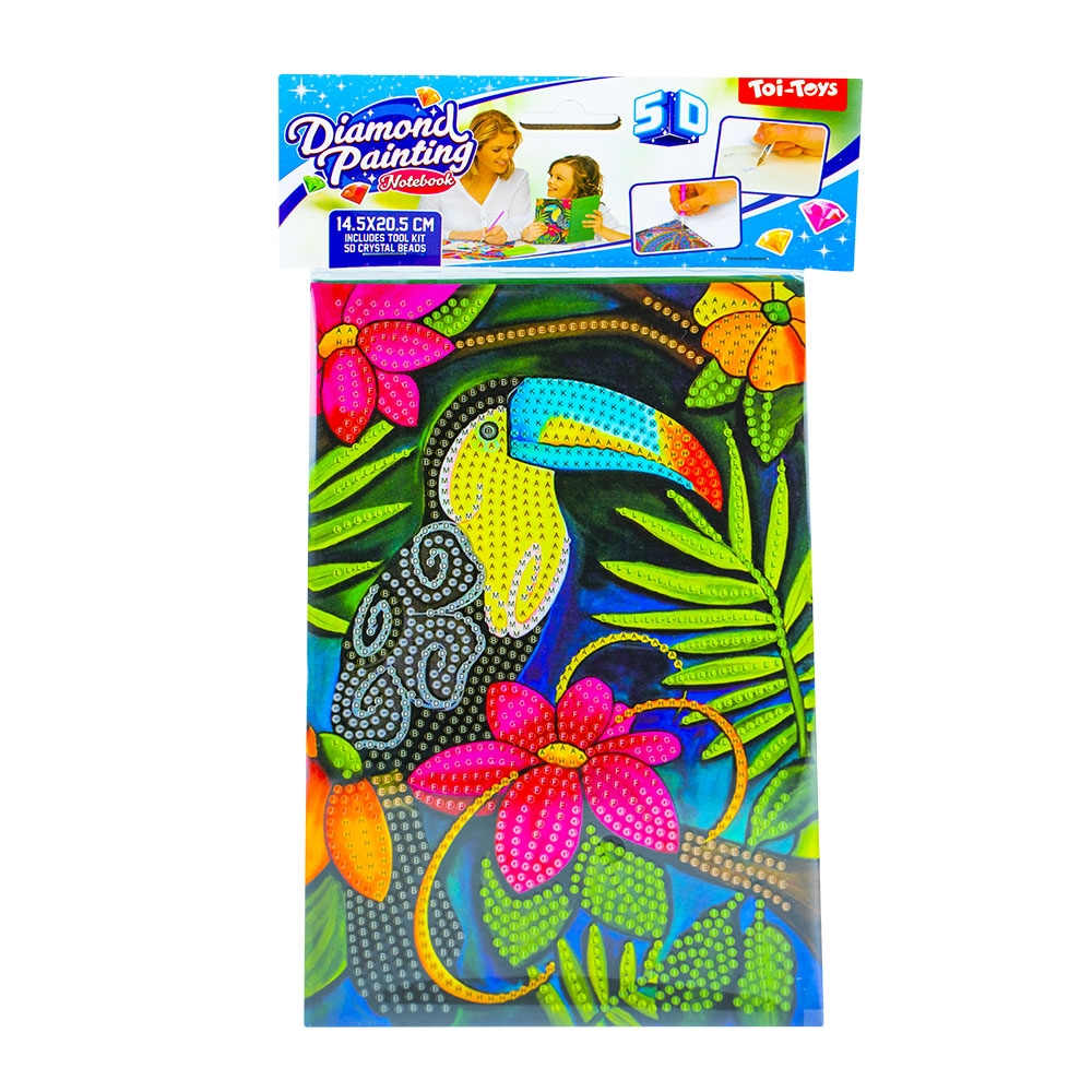 Set creatie cu diamante - Jurnal, 14.5x20.5 cm - Toi-Toys - imagine 9