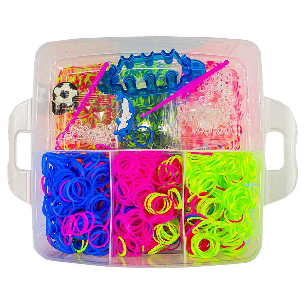 Set creativ elastice, 3500 piese/cutie - imagine 3