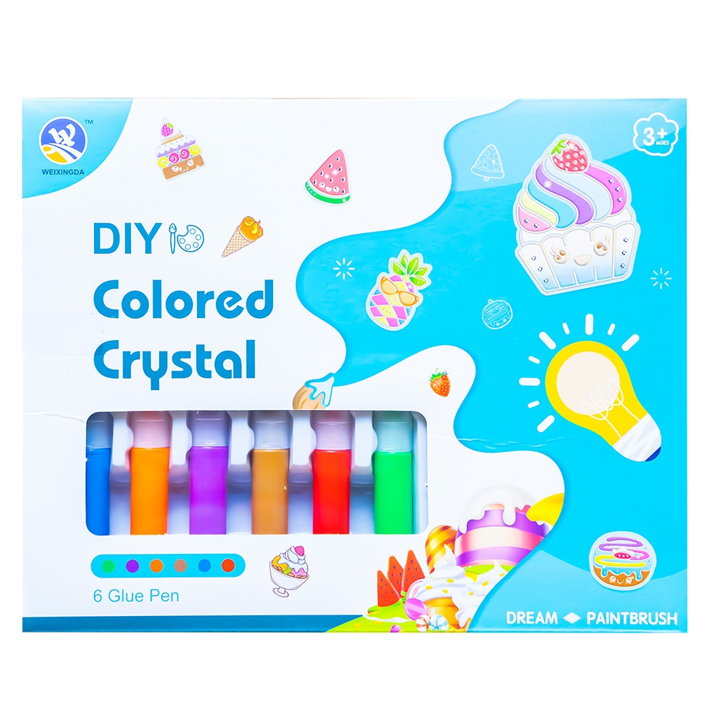 Set creativ, figurine 3D cu gel