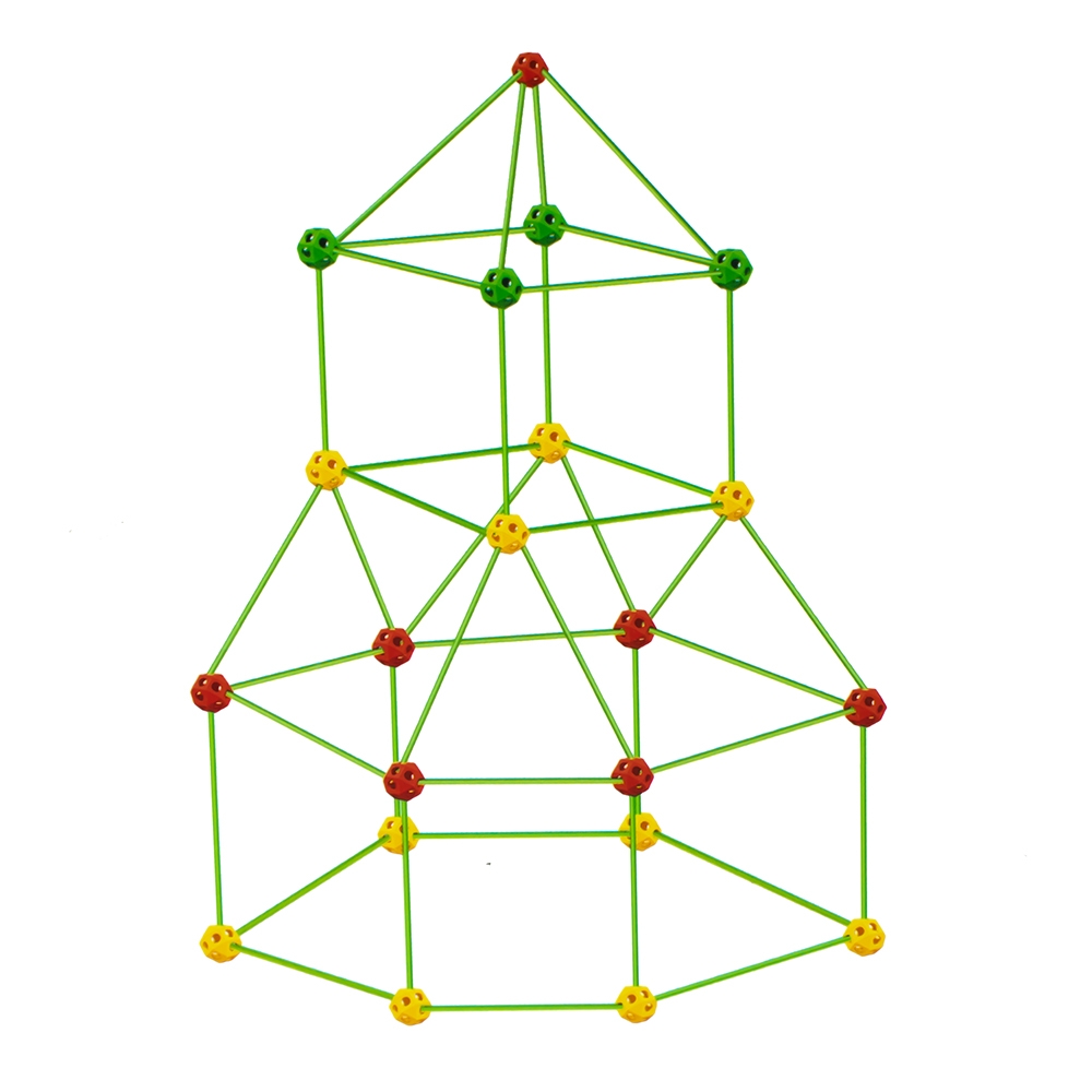 Set de constructie 3D, cort - imagine 2