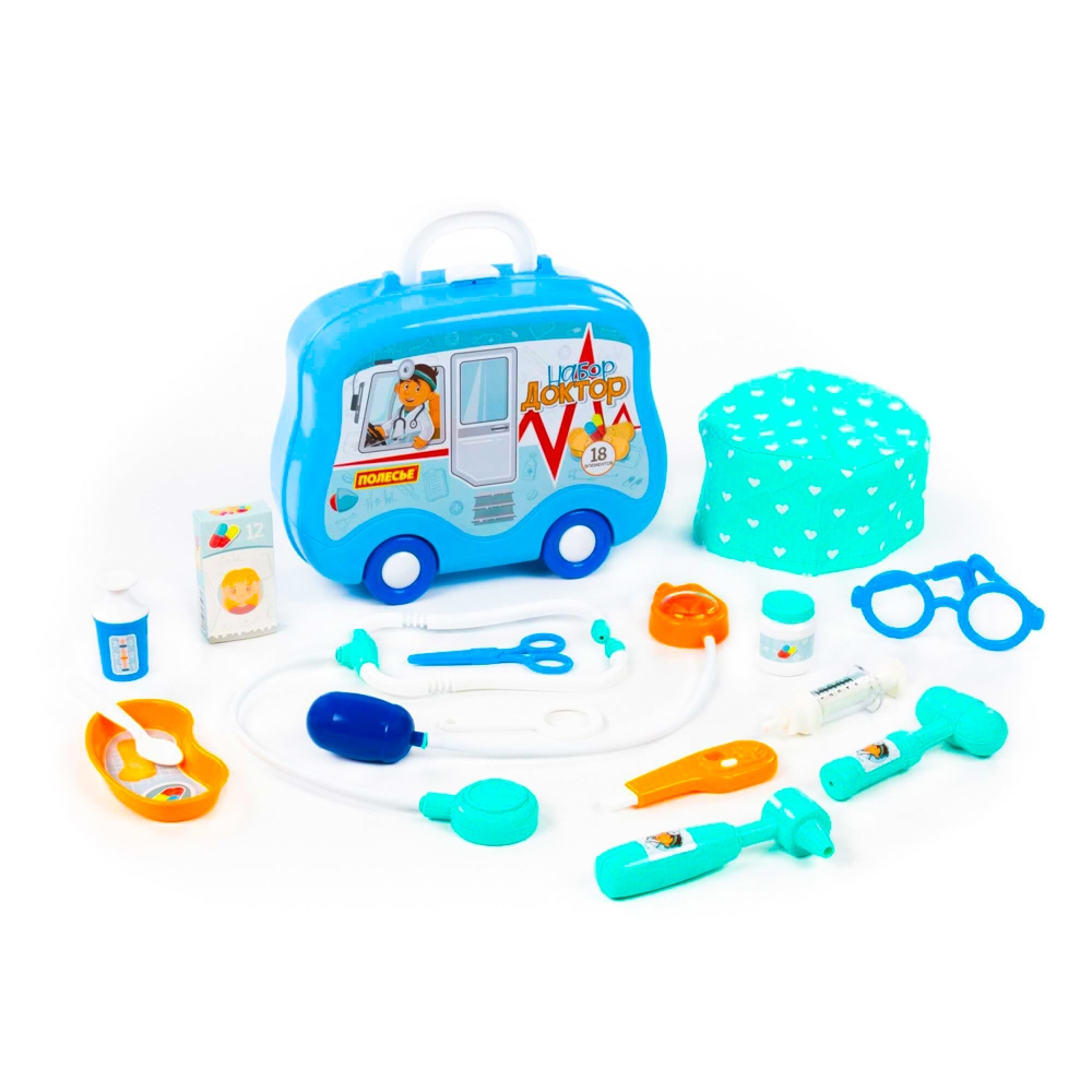 Set doctor in gentuta, 26.6x9.8x21.7 cm, Polesie - imagine 6