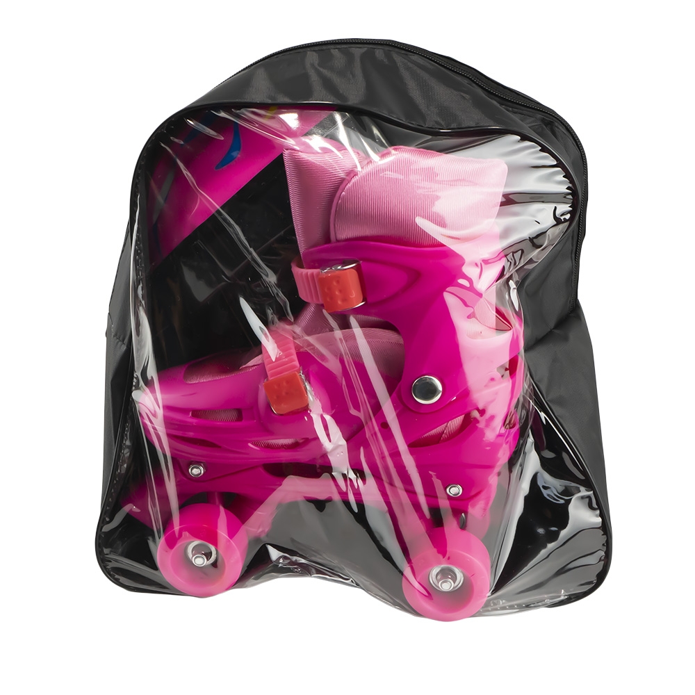 Set patine cu rotile+casca+cotiere+genunchiere, L (39-43) - imagine 17