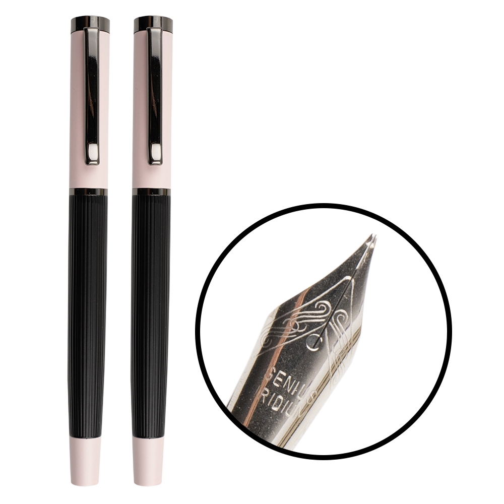 Set pix + stilou roz, etui negru - NEBO - imagine 2