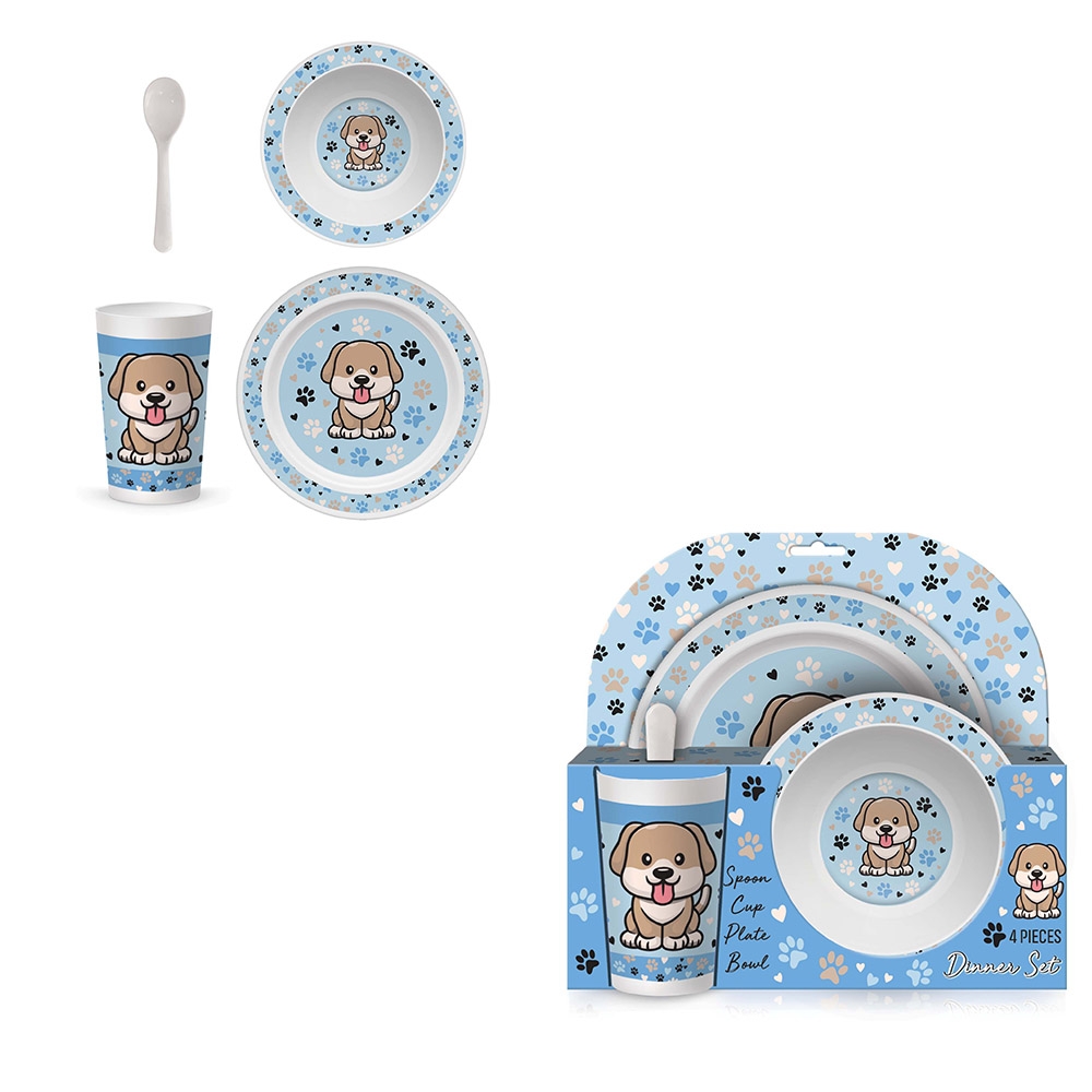 Set vesela + tacamuri, Dog - S-COOL - imagine 3