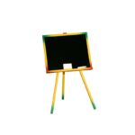 Tablita lemn, neagra, 82 cm + suport color + accesorii - Tupiko