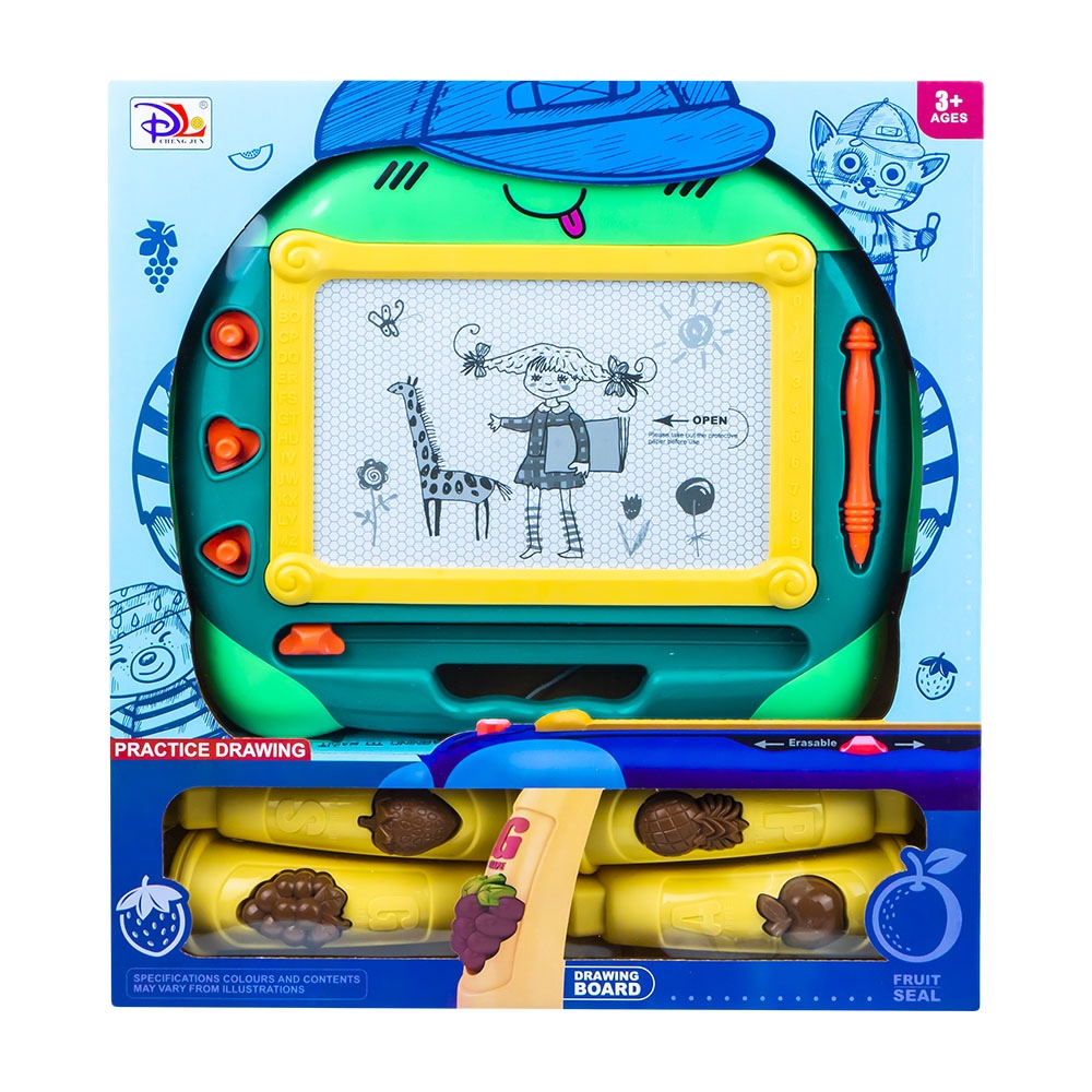 Tablita magica, cu suport + stampile - imagine 4