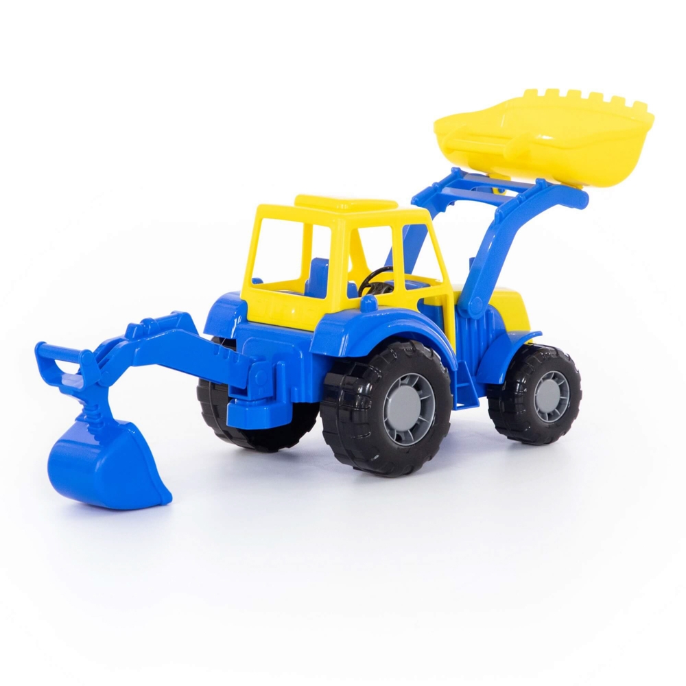 Tractor-excavator - Altay, 37x17x22 cm, Polesie - imagine 14