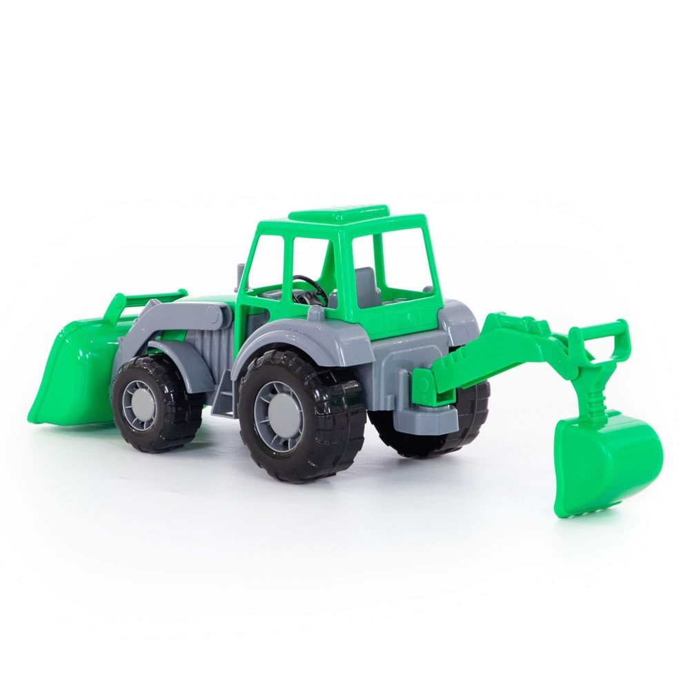 Tractor-excavator - Altay, 37x17x22 cm, Polesie - imagine 3