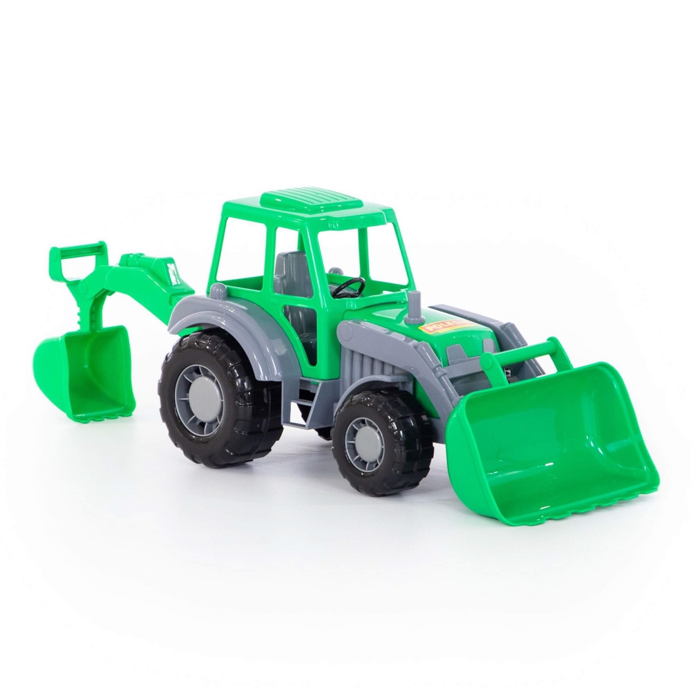 Tractor-excavator - Altay, 37x17x22 cm, Polesie - imagine 5