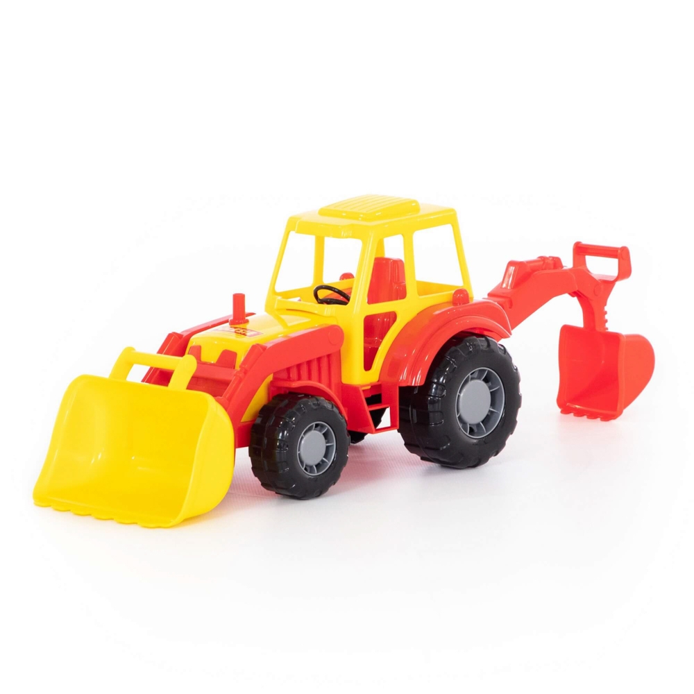 Tractor-excavator - Altay, 37x17x22 cm, Polesie - imagine 7