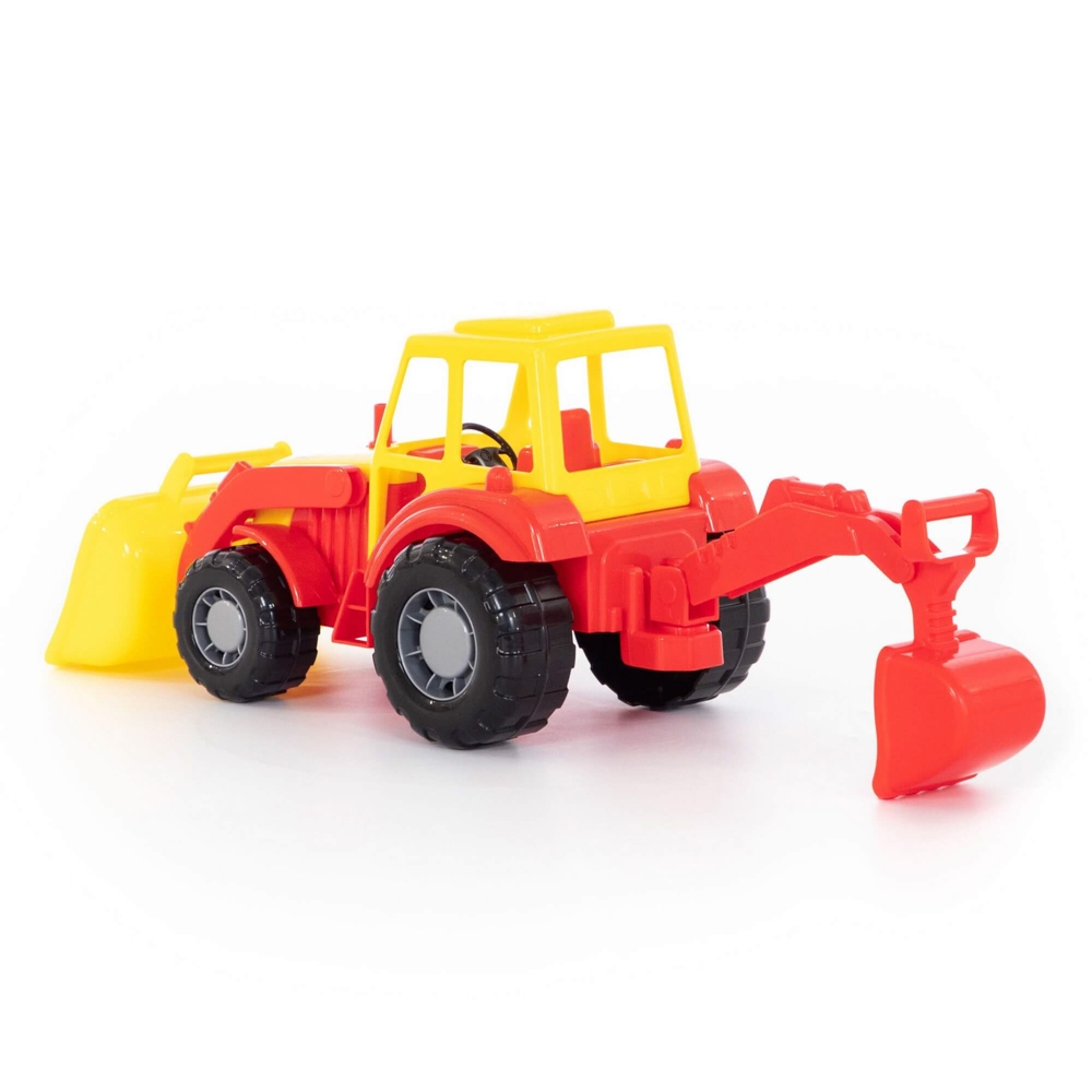 Tractor-excavator - Altay, 37x17x22 cm, Polesie - imagine 8