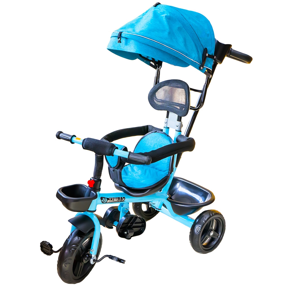 Tricicleta cu pedale, maner si parasolar - imagine 2