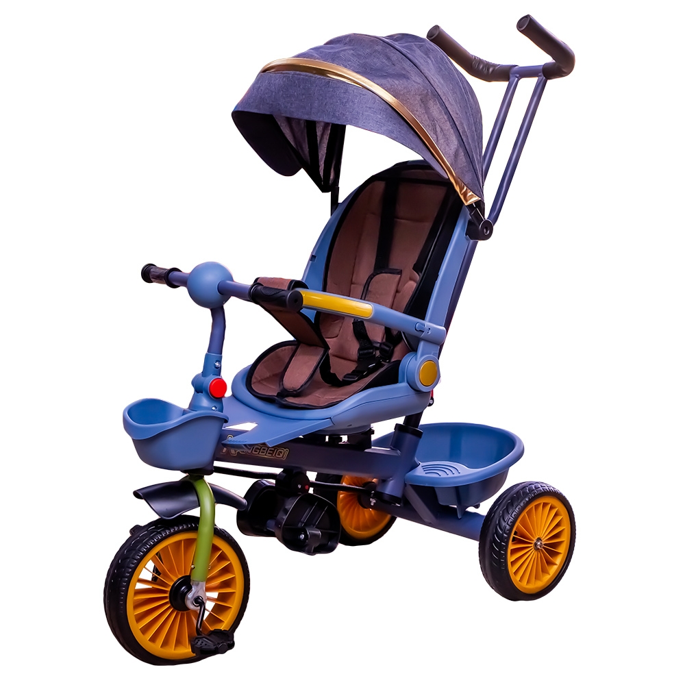 Tricicleta cu pedale, maner si parasolar - imagine 2