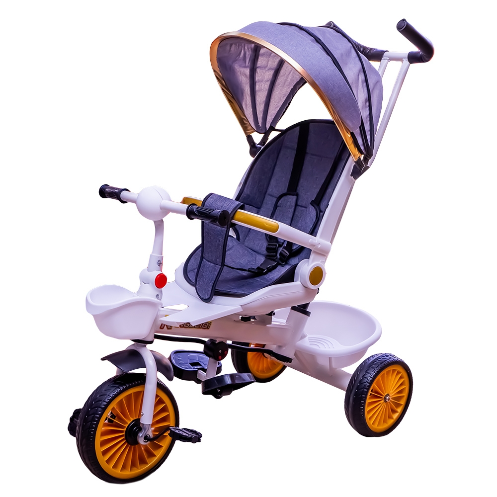 Tricicleta cu pedale, maner si parasolar - imagine 6