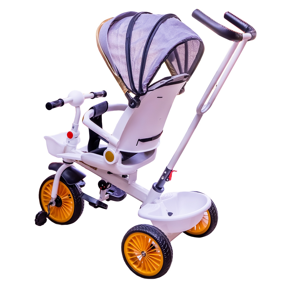 Tricicleta cu pedale, maner si parasolar - imagine 7
