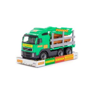 Camion cu lemne - Volvo PowerTruck, 45x19x25 cm, Wader